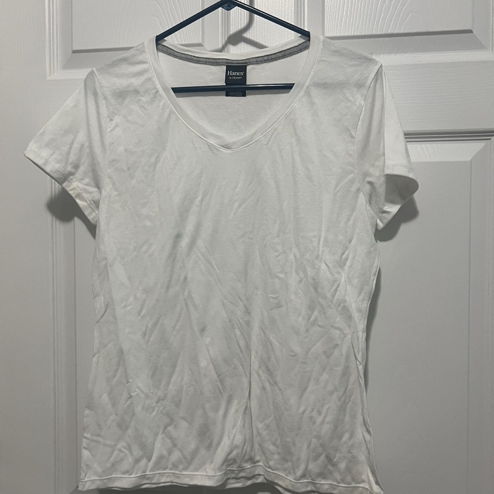 Hanes Women's White T-Shirt